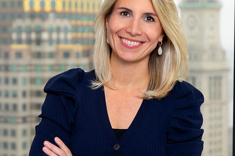 Portrait of Noël Auguston, leadership advisor at Russell Reynolds Associates
