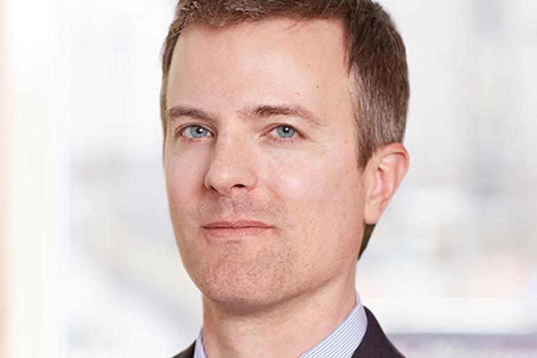 Portrait of John M. "J." Hewins, leadership advisor at Russell Reynolds Associates