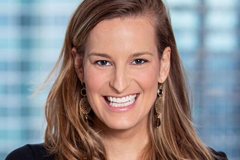 Portrait of Tory Clark, leadership advisor at Russell Reynolds Associates