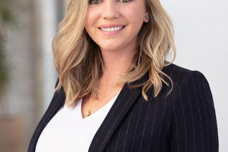 Portrait of Anjelica Zalin, leadership advisor at Russell Reynolds Associates