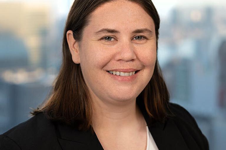 Portrait of Maggie Benkert, leadership advisor at Russell Reynolds Associates