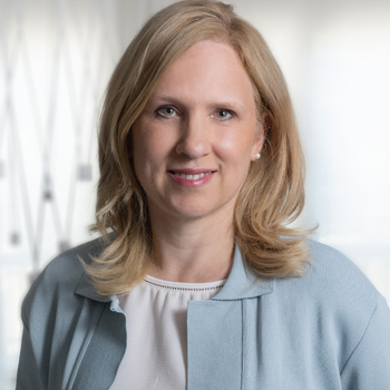 Portrait of Jennifer Flock, leadership advisor at Russell Reynolds Associates