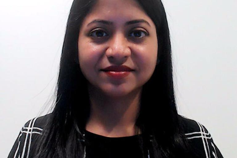 Portrait of Vidya Mahadevan, leadership advisor at Russell Reynolds Associates