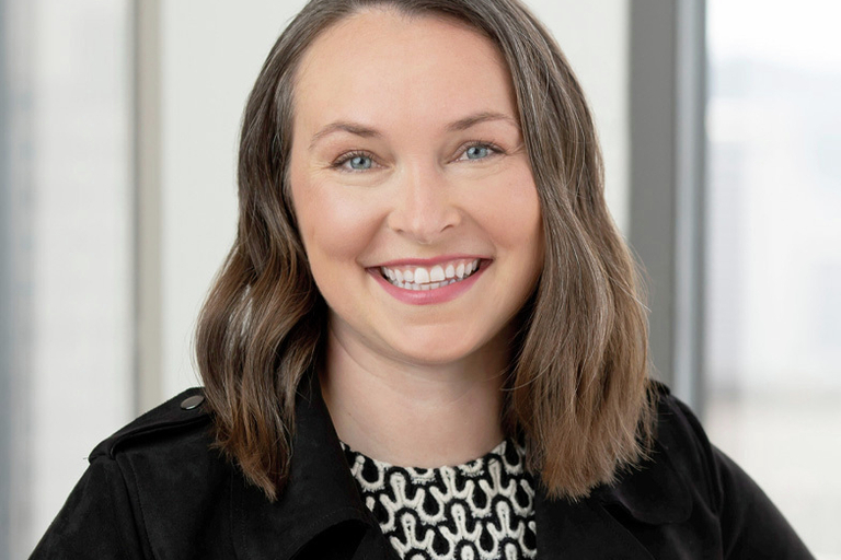 Portrait of Elizabeth “Bizzy” Balaraman, leadership advisor at Russell Reynolds Associates