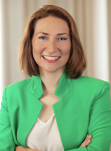 Portrait of Emily Blott, leadership advisor at Russell Reynolds Associates