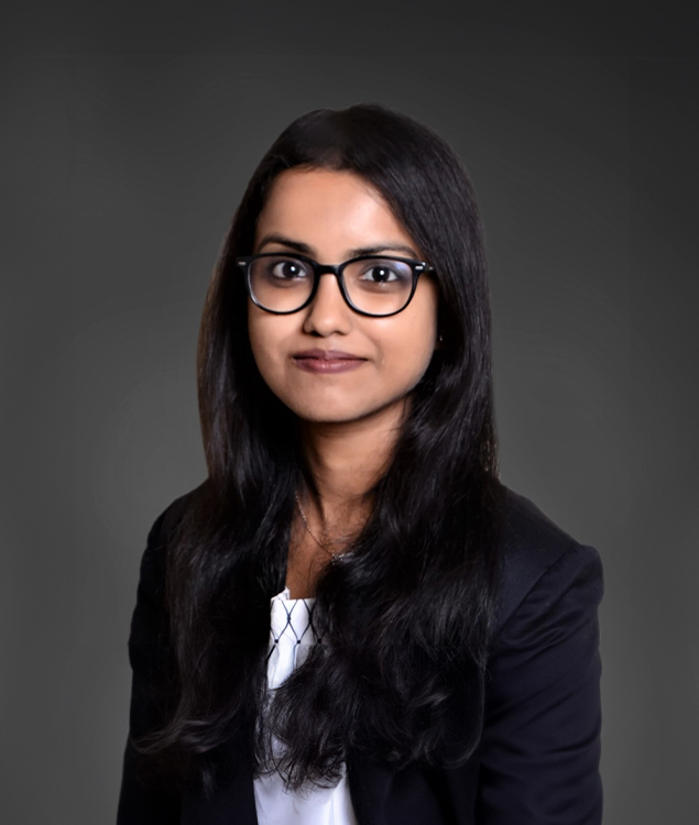Portrait of Arunima Poricha, leadership advisor at Russell Reynolds Associates