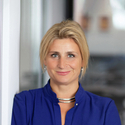 Portrait of Laetitia Jerabek, leadership advisor at Russell Reynolds Associates