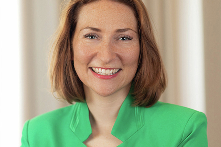 Portrait of Emily Blott, leadership advisor at Russell Reynolds Associates