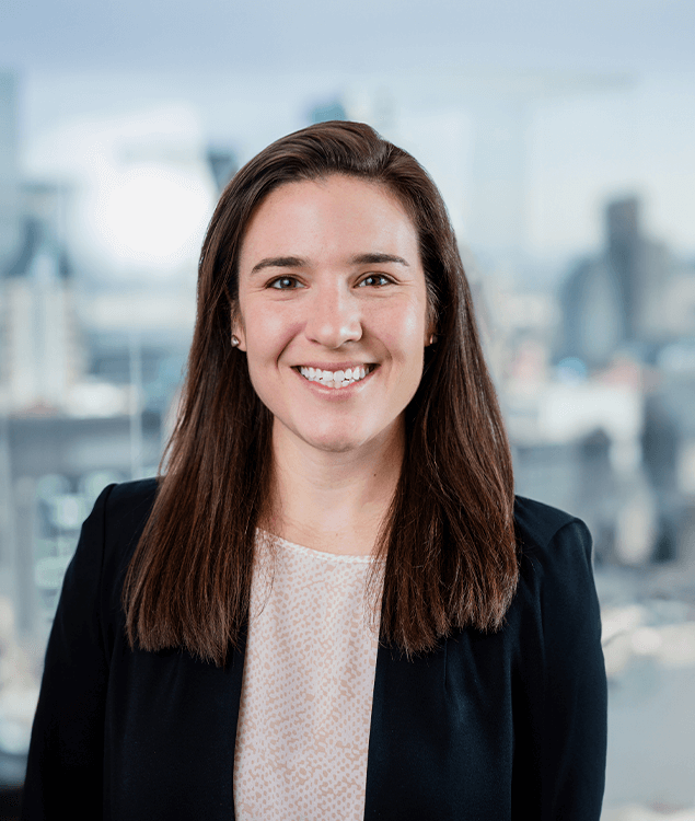 Portrait of Kaitlin Schwartz, leadership advisor at Russell Reynolds Associates
