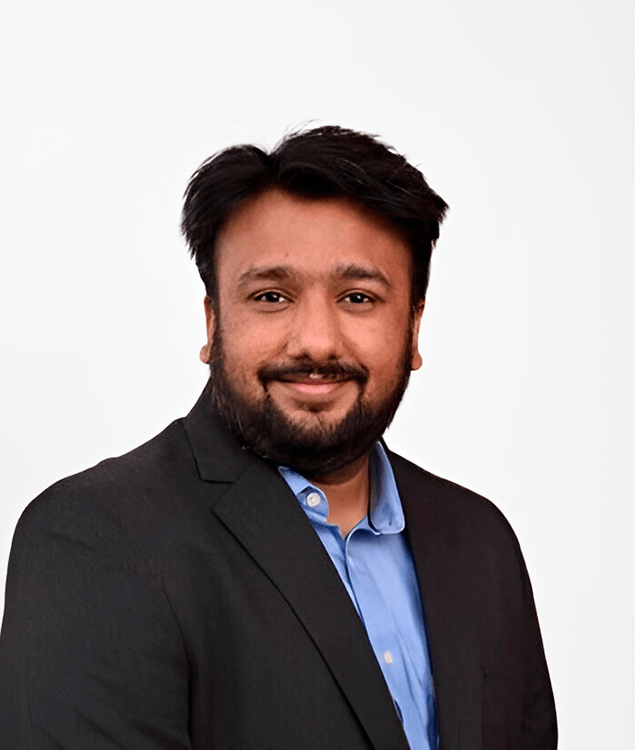 Portrait of Vaibhav Bhardwaj, leadership advisor at Russell Reynolds Associates