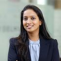 Portrait of Shama Gupta, leadership advisor at Russell Reynolds Associates