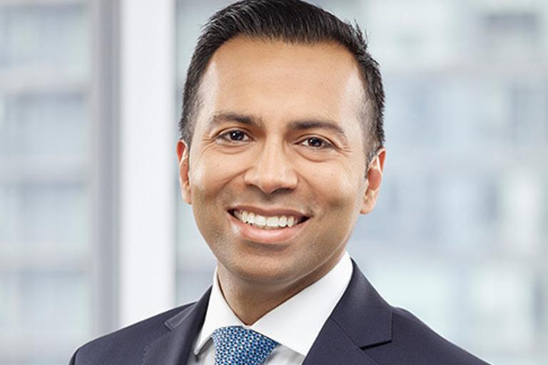 Portrait of Fawad Bajwa, leadership advisor at Russell Reynolds Associates