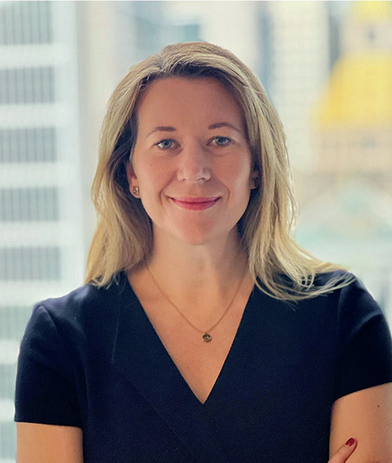Portrait of Fiona Colyer, leadership advisor at Russell Reynolds Associates
