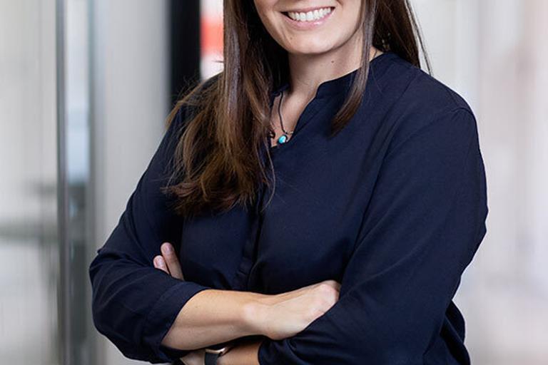 Portrait of Maja Hadziomerovic, leadership advisor at Russell Reynolds Associates