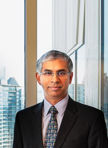 Portrait of Gautham Parthasarathy, leadership advisor at Russell Reynolds Associates