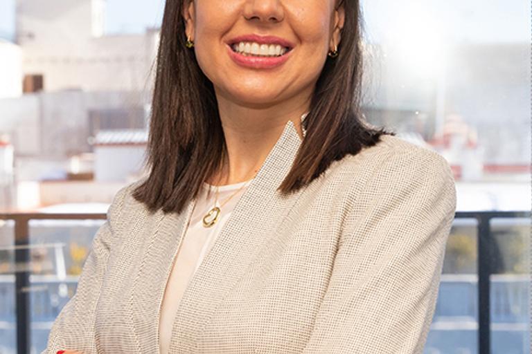 Portrait of Carmen Pérez Solano, leadership advisor at Russell Reynolds Associates