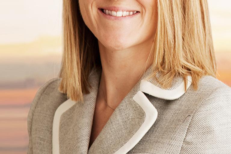 Portrait of Hannah Brazier, leadership advisor at Russell Reynolds Associates
