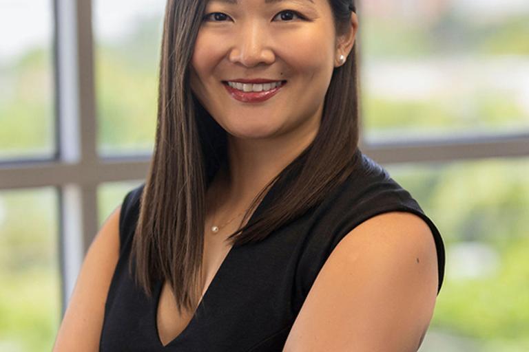 Portrait of Angela Jung, leadership advisor at Russell Reynolds Associates