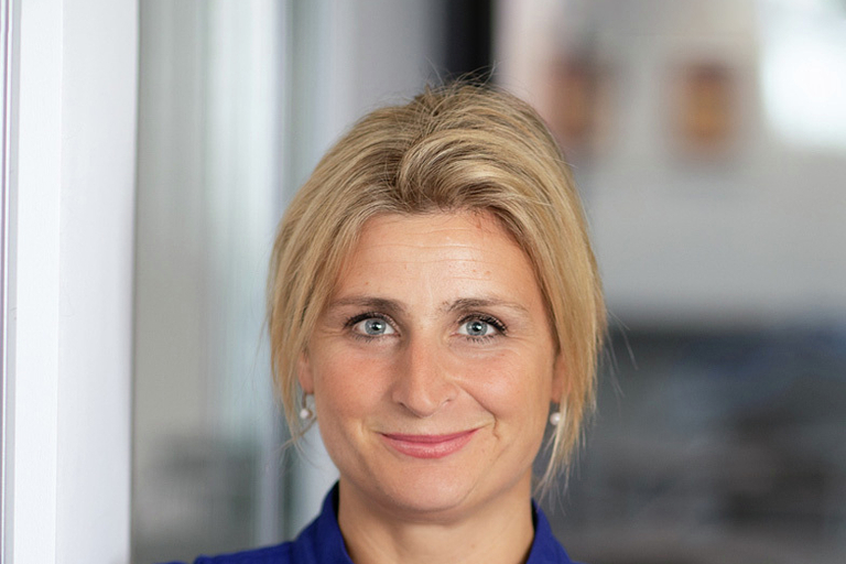 Portrait of Laetitia Jerabek, leadership advisor at Russell Reynolds Associates