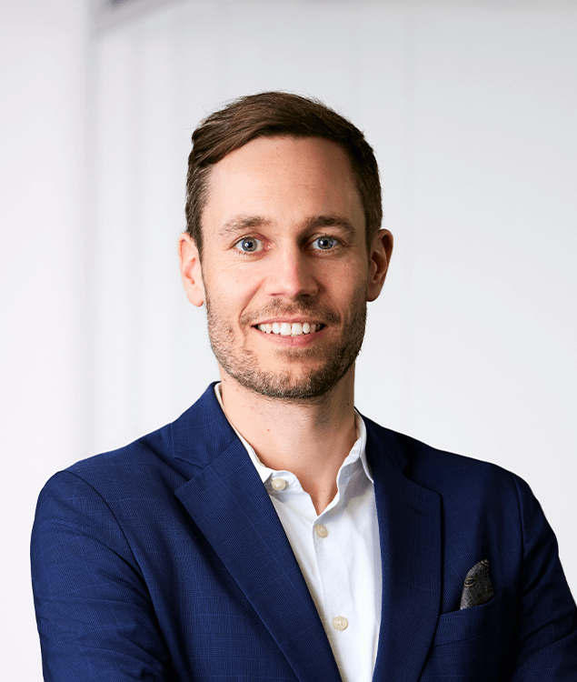 Portrait of Corrado Menghini, leadership advisor at Russell Reynolds Associates