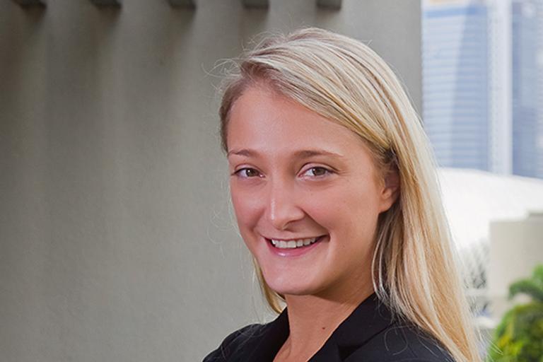 Portrait of Ashley Wallace, leadership advisor at Russell Reynolds Associates