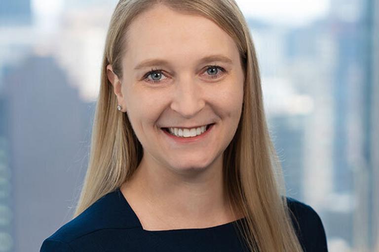 Portrait of Rainie Opel, leadership advisor at Russell Reynolds Associates