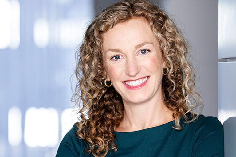 Portrait of Emmy Melville, leadership advisor at Russell Reynolds Associates
