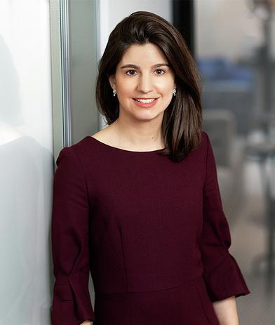Portrait of Sophie Saeed, leadership advisor at Russell Reynolds Associates