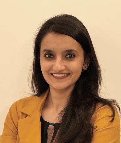 Portrait of Khushboo Kumra Raja, leadership advisor at Russell Reynolds Associates