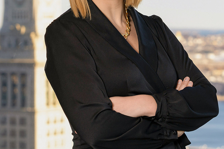 Portrait of Bea (Constable) Finamore, leadership advisor at Russell Reynolds Associates