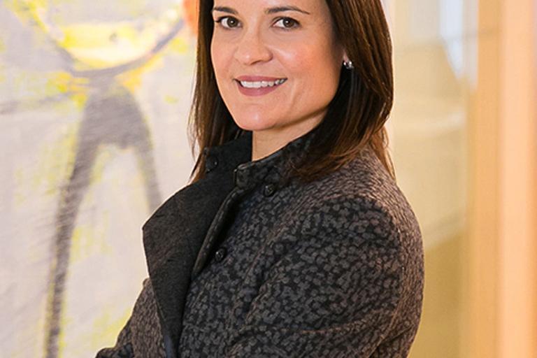 Portrait of Gabrielle Lajoie, leadership advisor at Russell Reynolds Associates