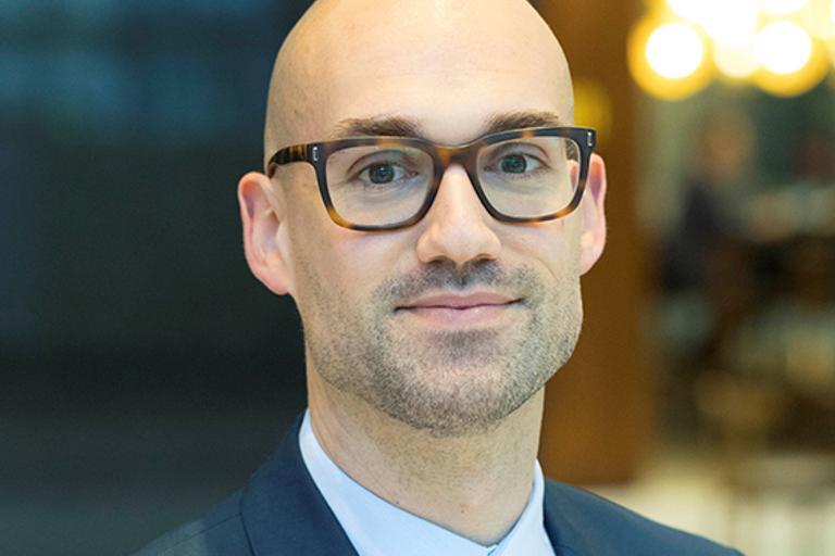 Portrait of Spencer Covey, leadership advisor at Russell Reynolds Associates