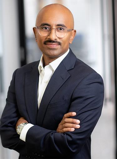Portrait of Raj Borkhataria, leadership advisor at Russell Reynolds Associates
